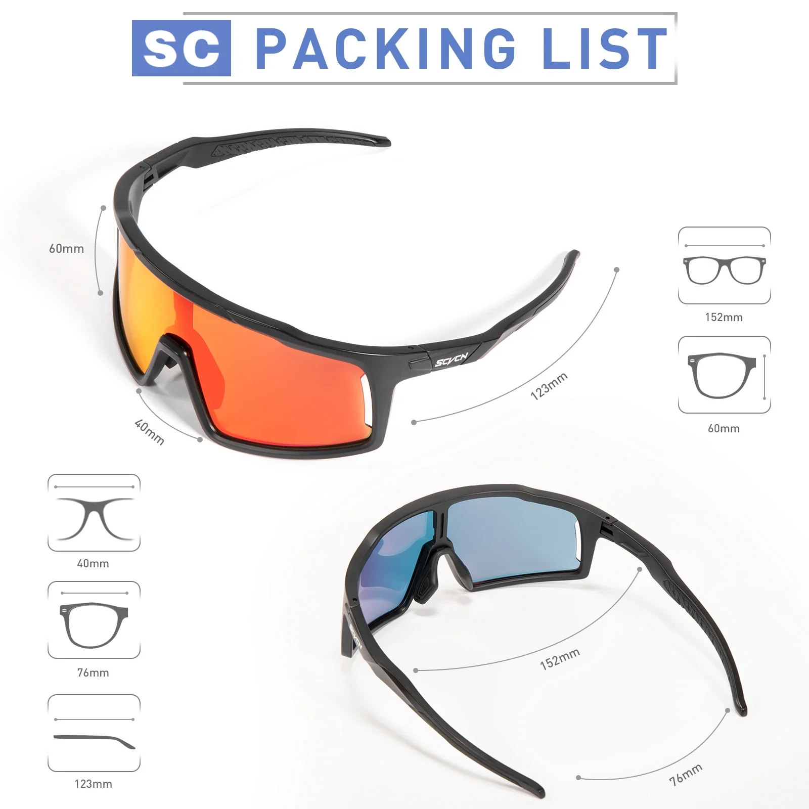 Neue SCVCN Radfahren Gläser Sport UV400 Fahrrad Sonnenbrille Männer MTB Bike Outdoor Radfahren Sonnenbrille Frauen Straße Fahrrad Gläser