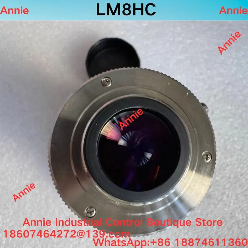 Second-hand Test OK LM8HC 1-Inch 8mm/F1.4 Manual C-Mount Industrial Lens for Photography And Videography