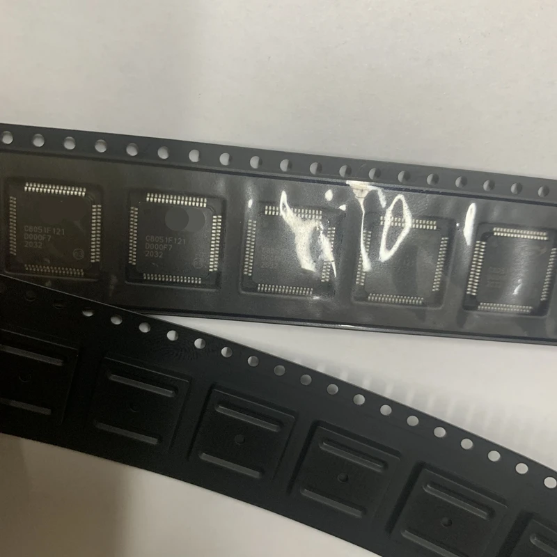5pcs- 20pcs C8051F121-GQR TQFP64 Silkscreen C8051F121 MCU 128KB TQFP-64(10x10) Microcontroller ICSnew