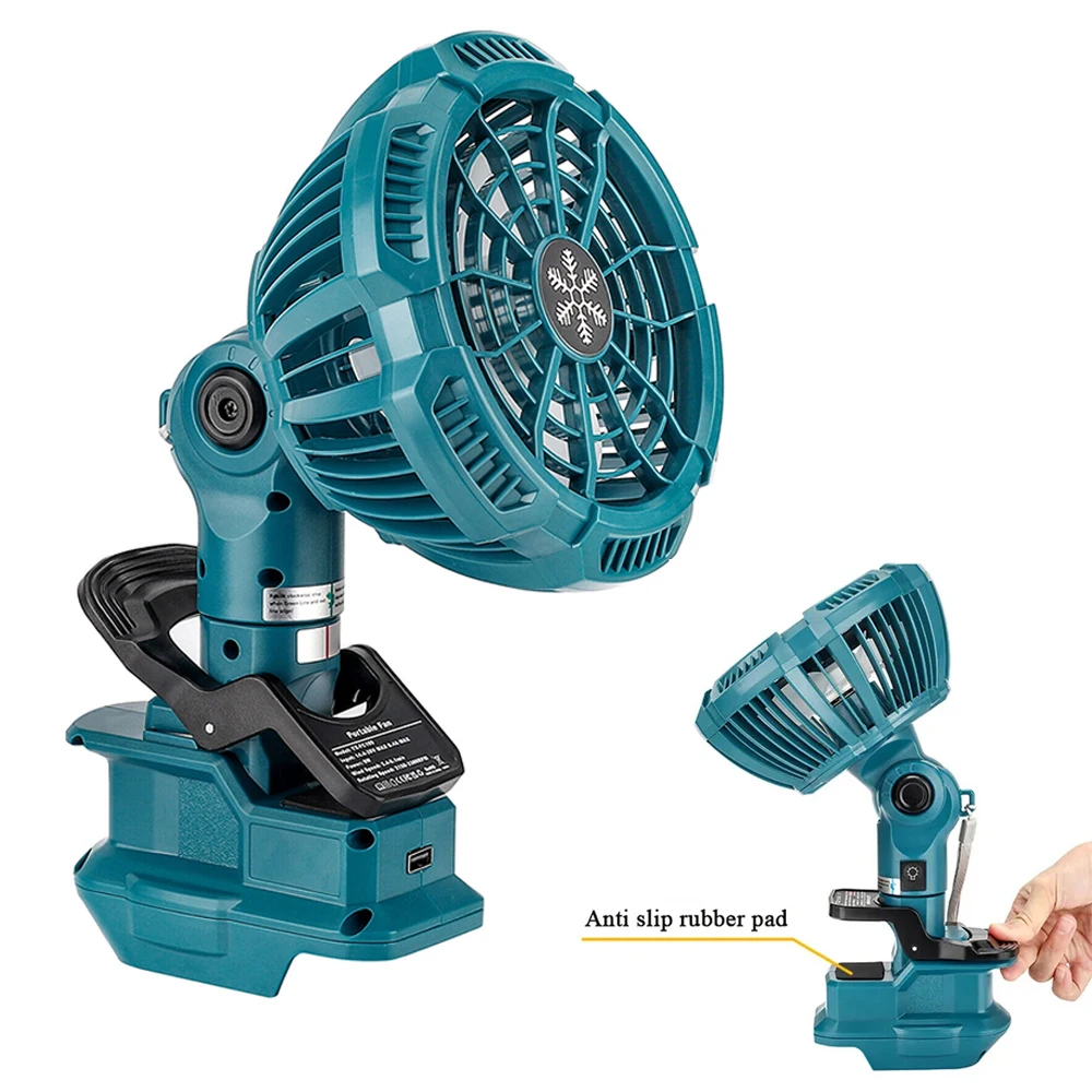 

Портативный зажимной вентилятор для аккумулятора Makita 18 В, вентилятор для коляски на батарейках с 3 настройками скорости для спальни, улицы, кемпинга