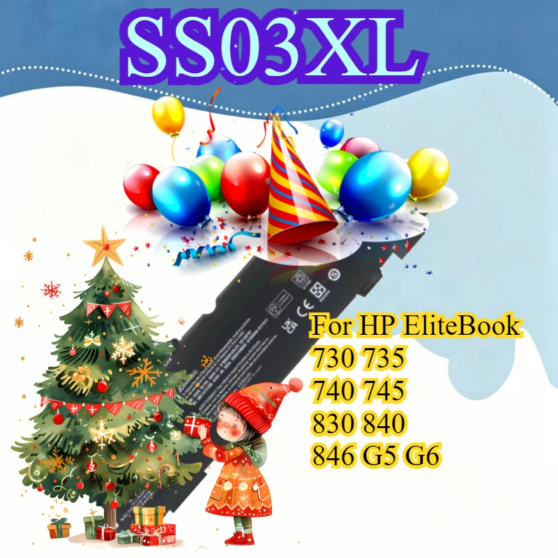 New Laptop Battery SS03XL For HP EliteBook 730 735 740 745 830 840 846 G5 G6