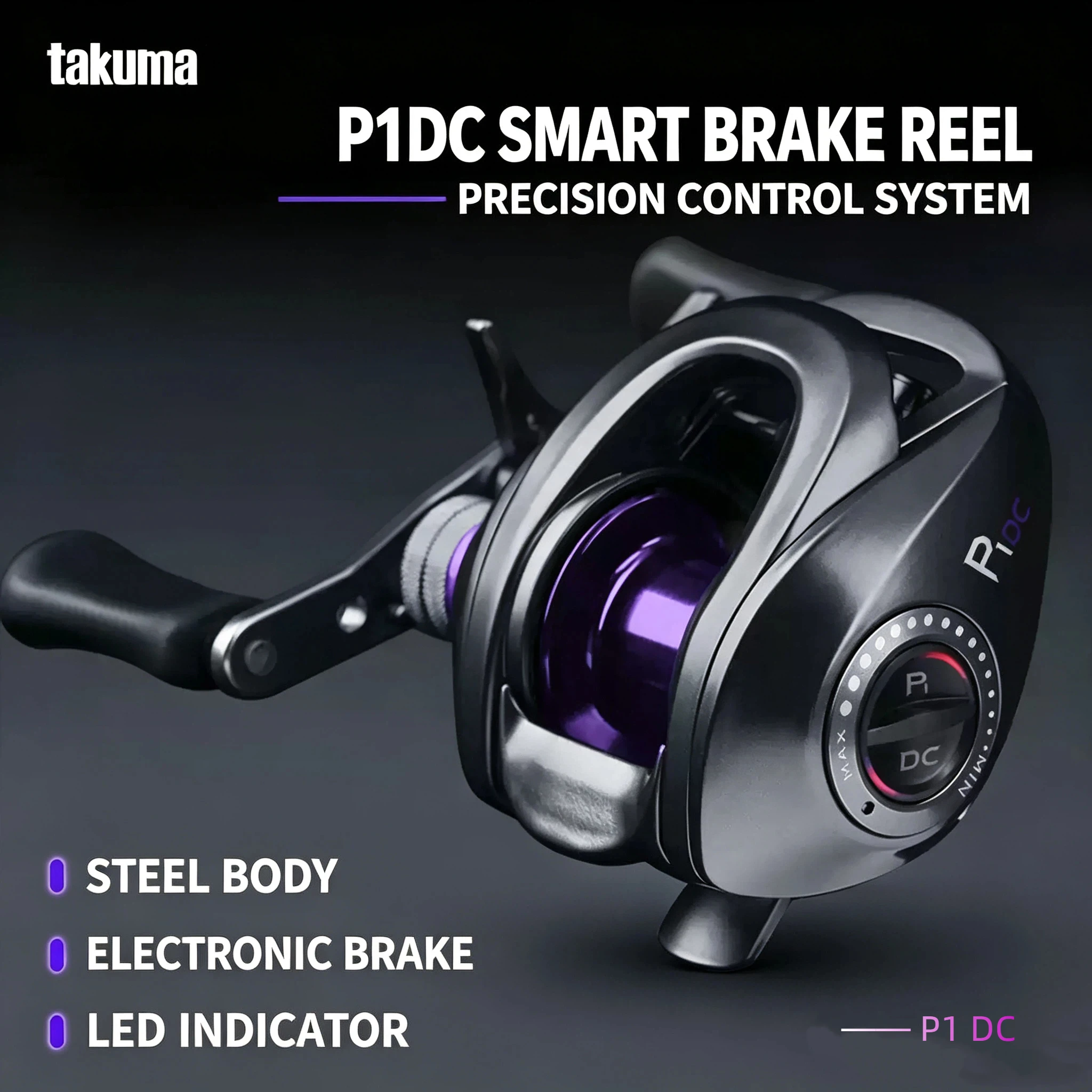 takuma-p1dc-dc-casting-reel-self-charging-smart-brake-6-1-bearings-5kg-max-drag-all-purpose-long-cast-lure-fishing-reel