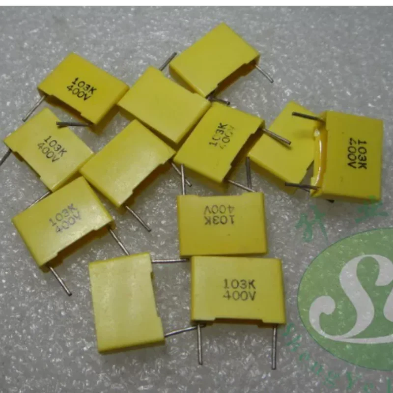 10pcs-100pcs Taiwan Production 0.01uf/400V 10nf 10000pf 103 New Thin Film Capacitor 10mm