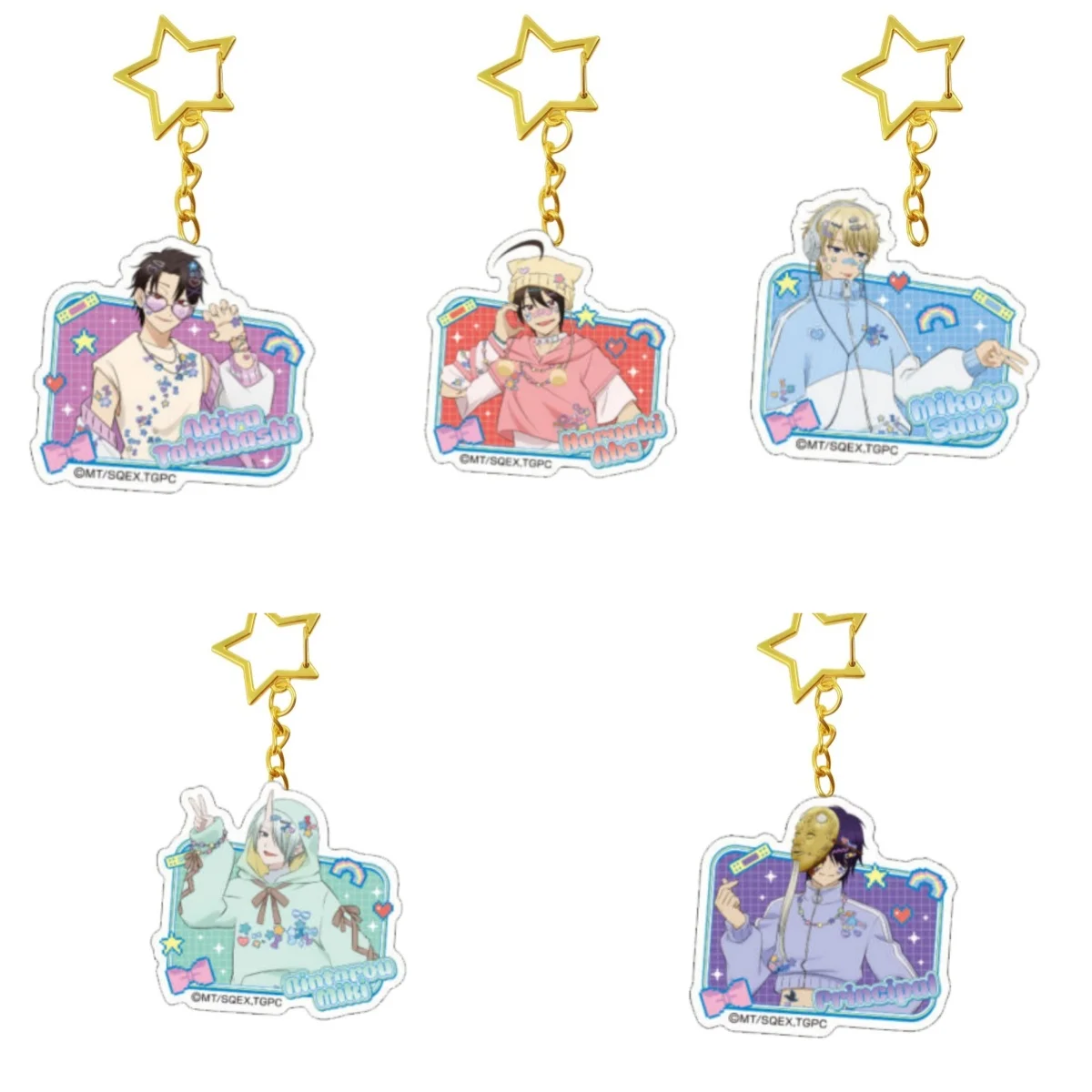 6CM Hot Anime A Terrified Teacher at Ghoul School Acrylic Keychain Model  Characters Ornament Accessories  Collection Gifts