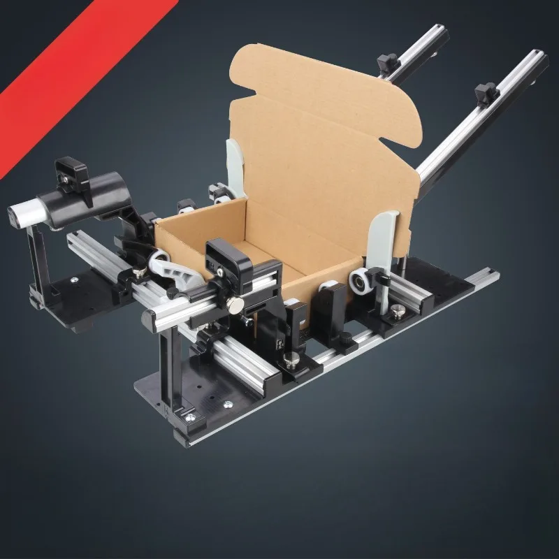 Manual Adjustable Airplane Box Folding Tool, Carton Forming Jig for Warehouse Packing