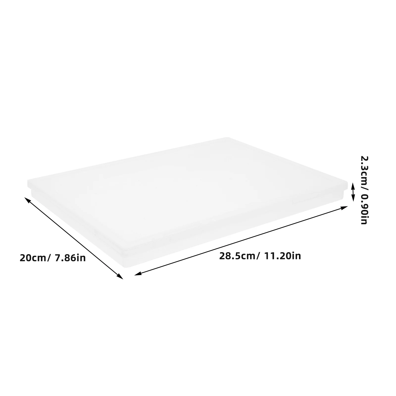 Clear File Box with Lid Transparent PP Plastic Document Storage Organizer for Office Home Desk Use Portable Waterproof Paper