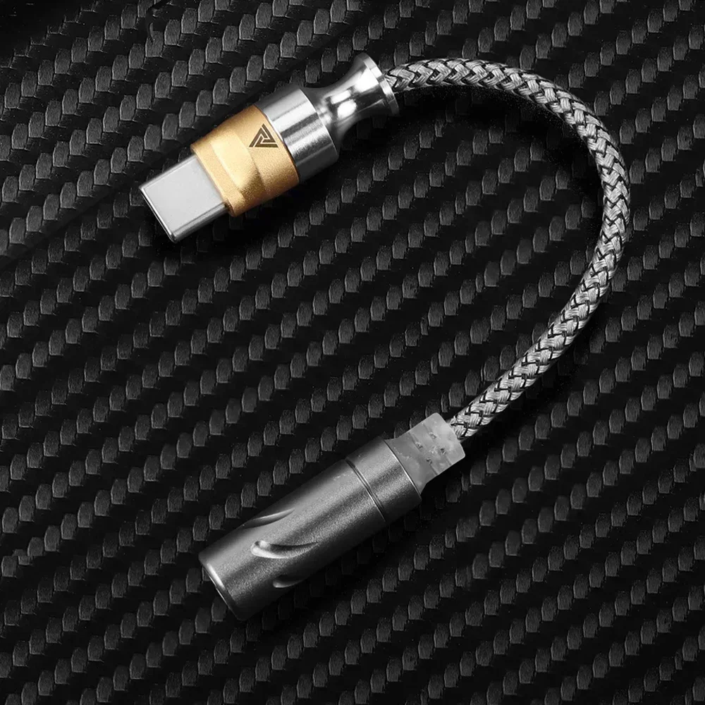 QKZ TC-MAX Pro USB tipo C a adaptador de Audio de teléfono de 3,5mm CX31993 Chip decodificador de Audio Digital Hi-Fi DAC amplificador de auriculares