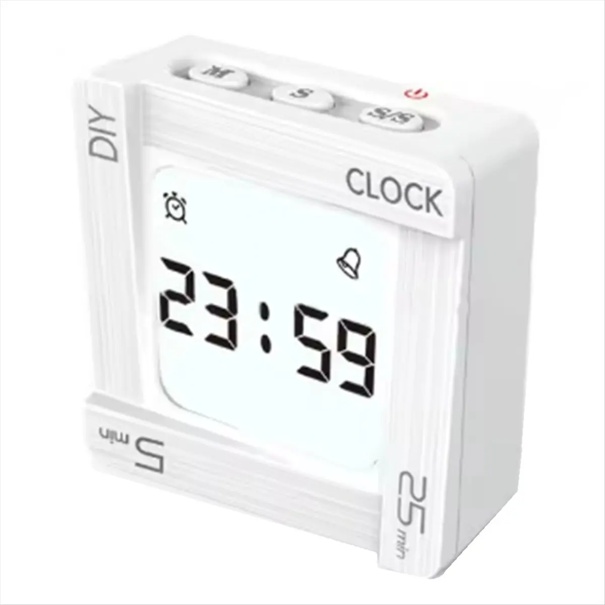 New DIY Time Management Pomodoro Timer Square Alarm Clock Flip Countdown Alarm Clock Reminder for Students