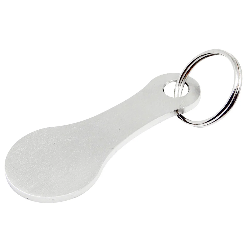 Cart Token Shopping Carts for Groceries Portable Trolley Remover Stainless Steel Key Rings