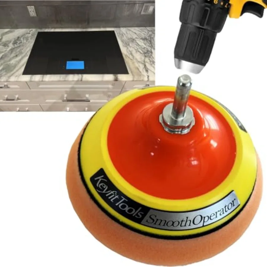 

SmoothOperator PROFESSIONAL Drill Powered Glass Ceramic Cooktop Cleaner Oven Door Glass Stove Top Polisher ~ HexaMax M780 Propr
