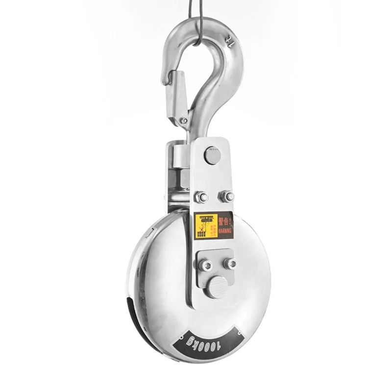 Stainless Steel Electric Hoist Hook Anti Corrosion Rust Proof 1T 2T 3T 5T Lifting Hook