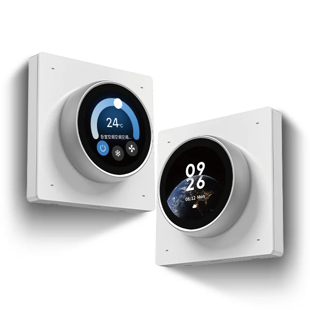 TUOAN Eu Remote Control Work Wifi Touch Wall Led Light Home Tuya Smart Switch With Music Plaryback Display