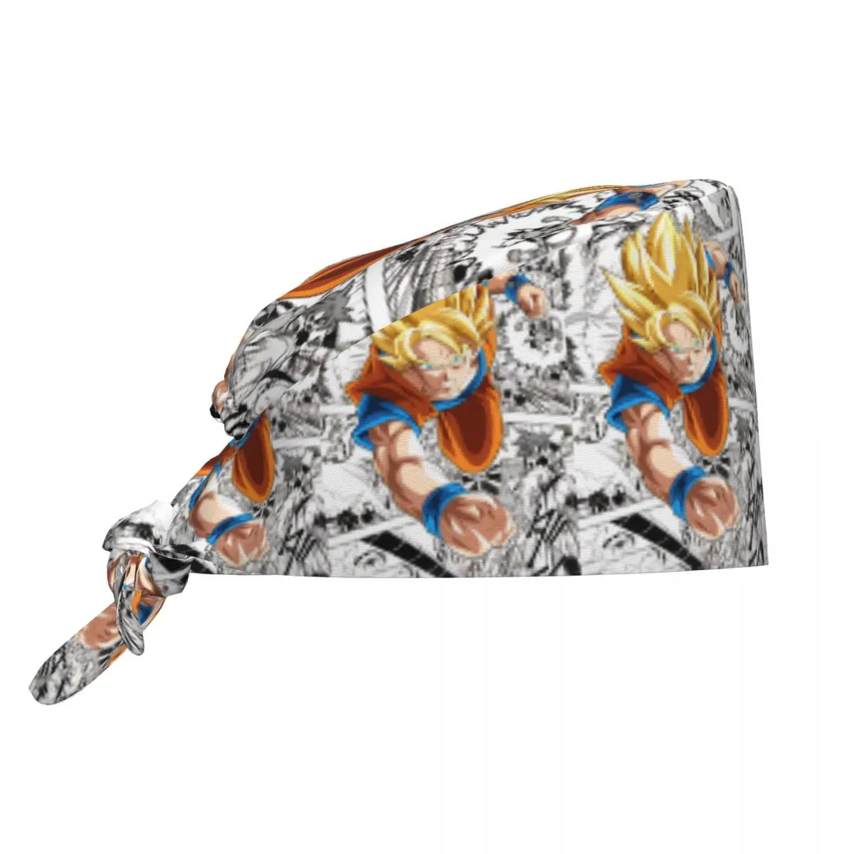

D-Dragon B-Ball Z Gokus Scrubs Cap Surgical Hats Women Men Action Combat Manga Operating Room Cap Nursing Cap Lab Works Hat