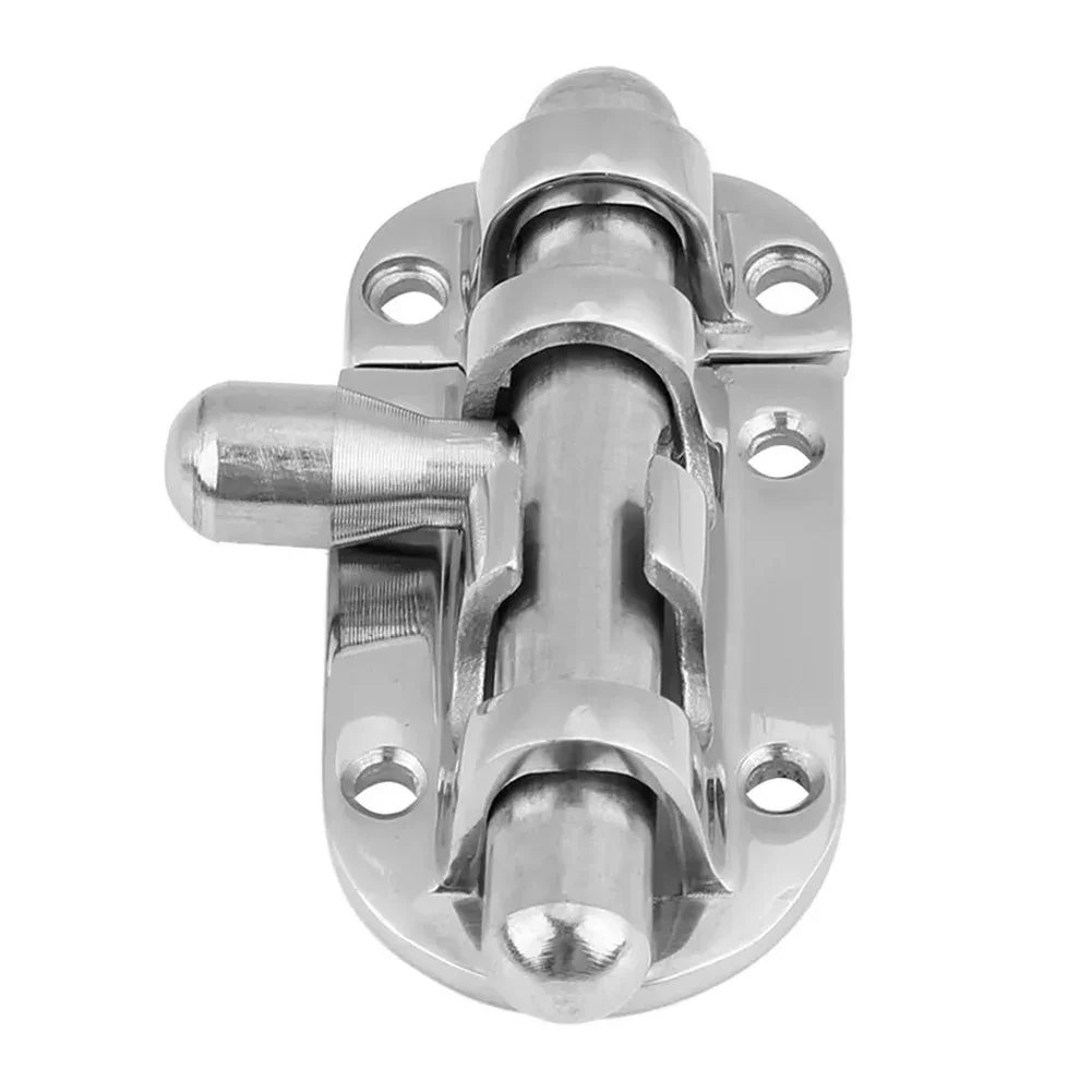 60mm Stainless Steel Marine Boat Door Window Lock Latch Slide Bolt Clasp Sliding Hasp Locks Push Pull Toggle Buckle