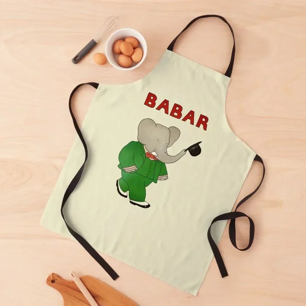 

Babar Apron Women's Kitchen professional hairdressing kindergarten teacher Hairdressing Apron