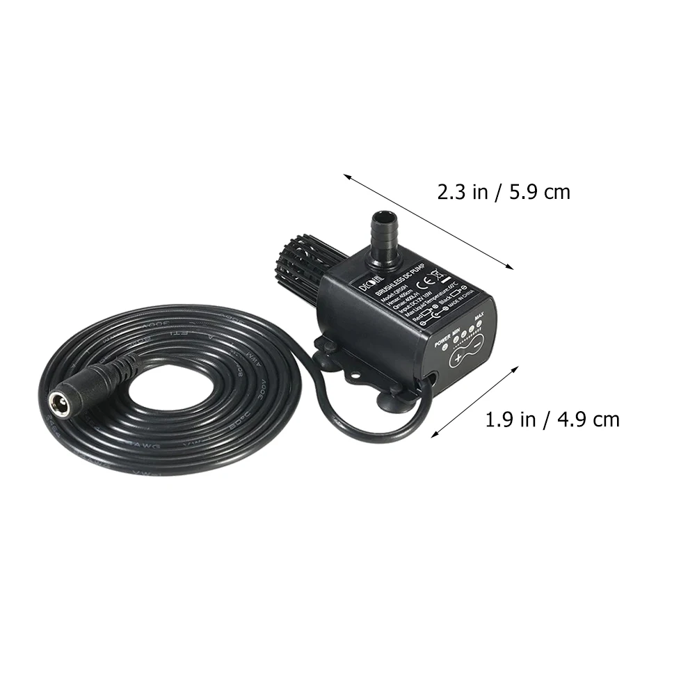 

Brushless Miniature Water Pump 3.5M Cord High Efficiency Submersible For Aquarium Fish Tank Fountain Garden Pond Dc Pump