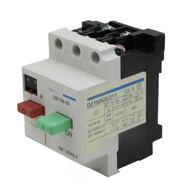 

Motor protector circuit breaker DZ108-20/211 20A16A12.5A
