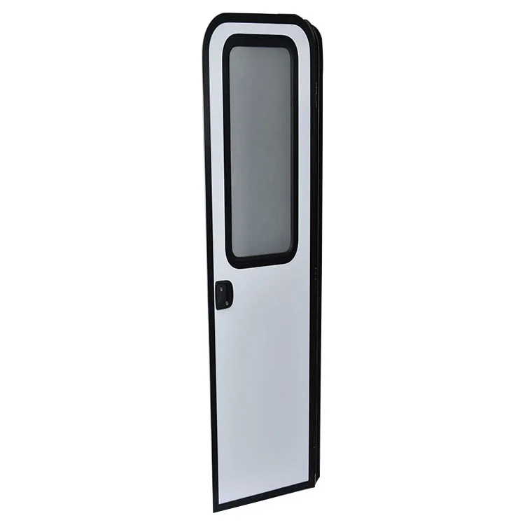 Best Sale Powder-coated Aluminum Alloy Frame Single Point Lock RV Trailer Camper Door for Caravan