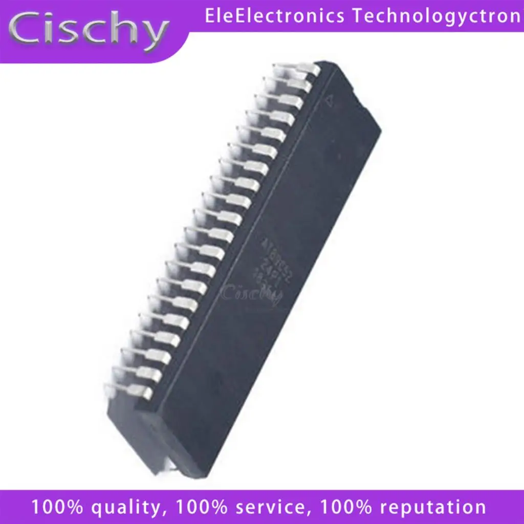 5pcs/lot AT89C52-24PI AT89C52 AT89C52-24PC AT89C52-24PU 89C52 MCU 8BIT 8KB DIP-40