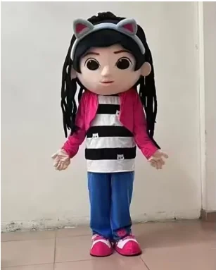 Disfraces de mascota personalizados para niñas, disfraz de Halloween, disfraces de mascota Carto, disfraz de Halloween, traje de vestir Fany para adultos