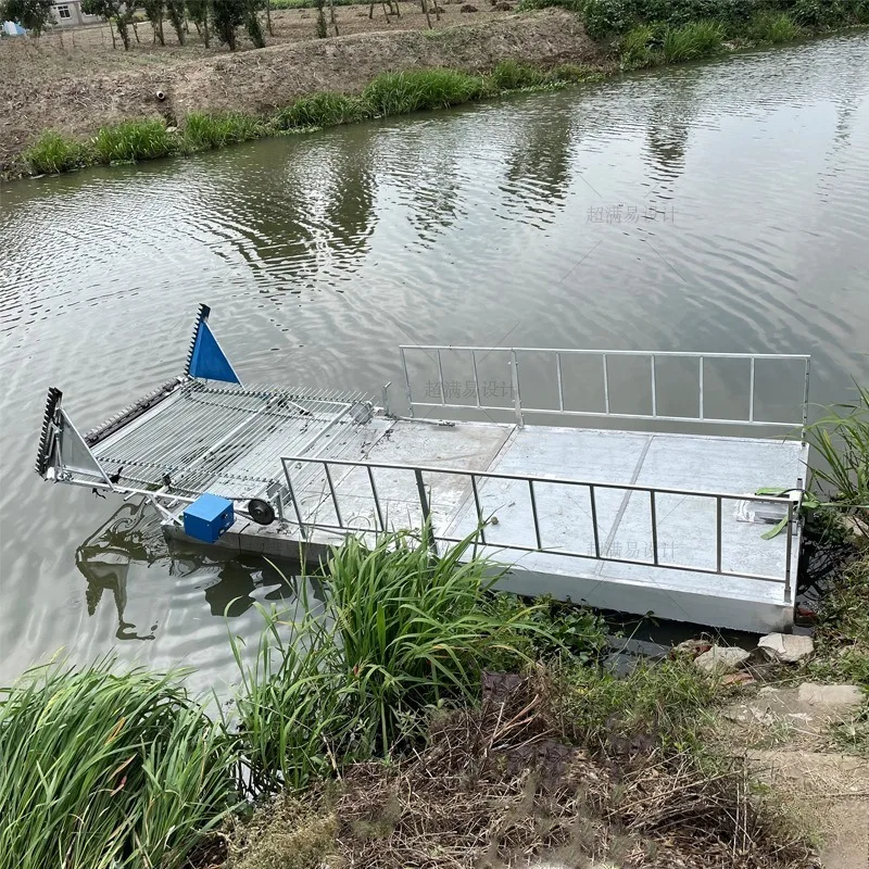 

River mower electric underwater mower small water grass cleaning and salvage boat