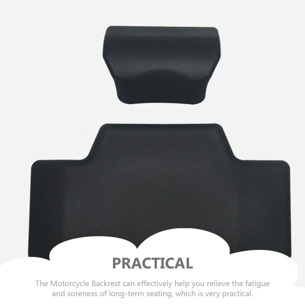 

2pcs Trunk Cushion Motorcycle Backrest Pad Shockproof Comfortable Wear Resistant Sponge Practical Support
