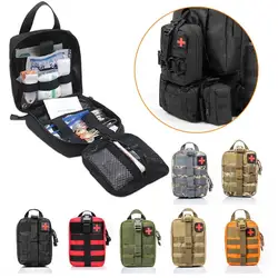 Kit de rescate de emergencia montado en el coche, bolsa médica multifuncional de camuflaje Molle, bolsa de almacenamiento al aire libre, kit táctico de primeros auxilios