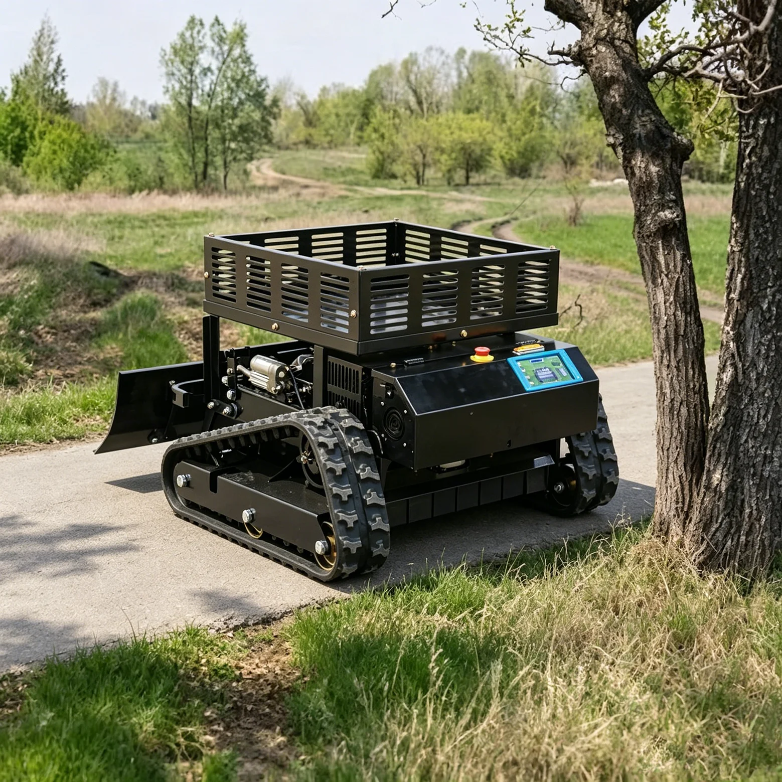 Customized robot lawn mower, intelligent grassland automatic remote control, cordless power self-propelled lawn mower