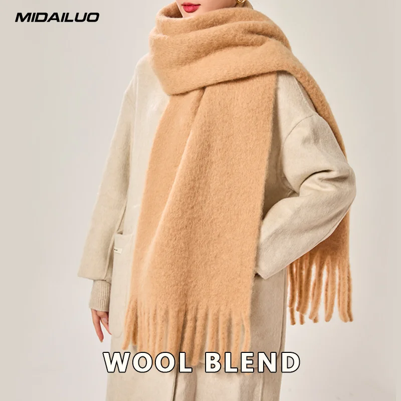 

Женский зимний теплый и ветрозащитный шарф. Элегантный и модный многофункциональный повязка для активного отдыха и отдыха.