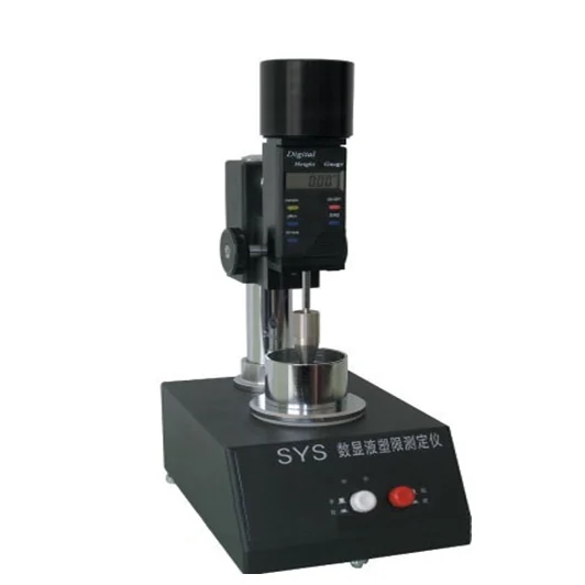 220V Digital Display Liquid  Plastic Limit United Tester Soil Digital Semi Automatic Penetrometer