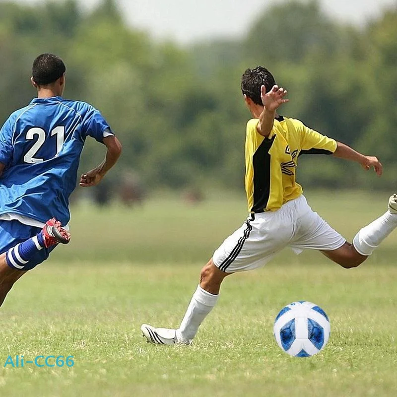 【C】قطعة واحدة من كرات كرة القدم ذات الحجم الرسمي 5 للمباراة والتدريب، كرة قدم متينة من مادة PVC للرياضات الخارجية، واستخدام الشباب والكبار #3