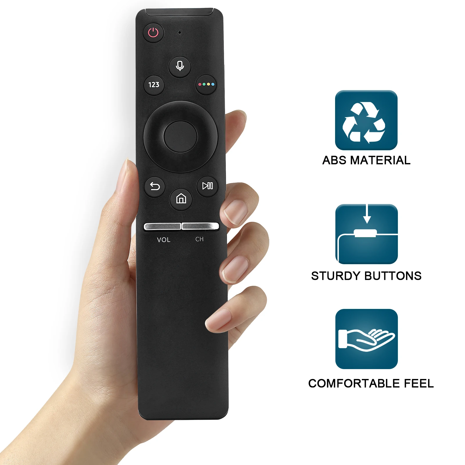 Bn59-01266A Universal Remote Control for Samsung Smart Tv Remote Control Replacement for Samsung Voice Led Uhd Qled 4K Hdr Tv