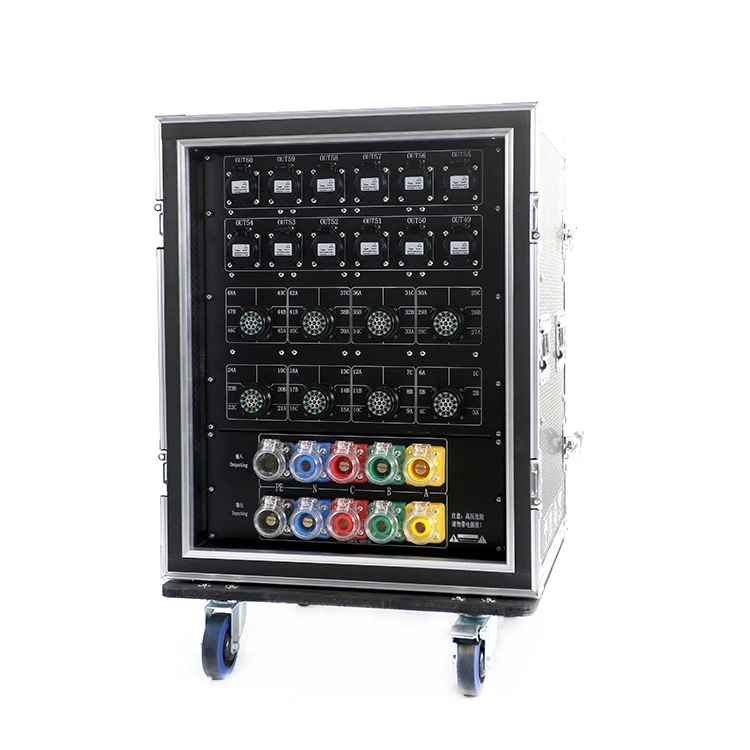 48-channel and 60-channel Power Supply Direct Connection Box, Stage Power Distribution Box, Power Cabinet Control