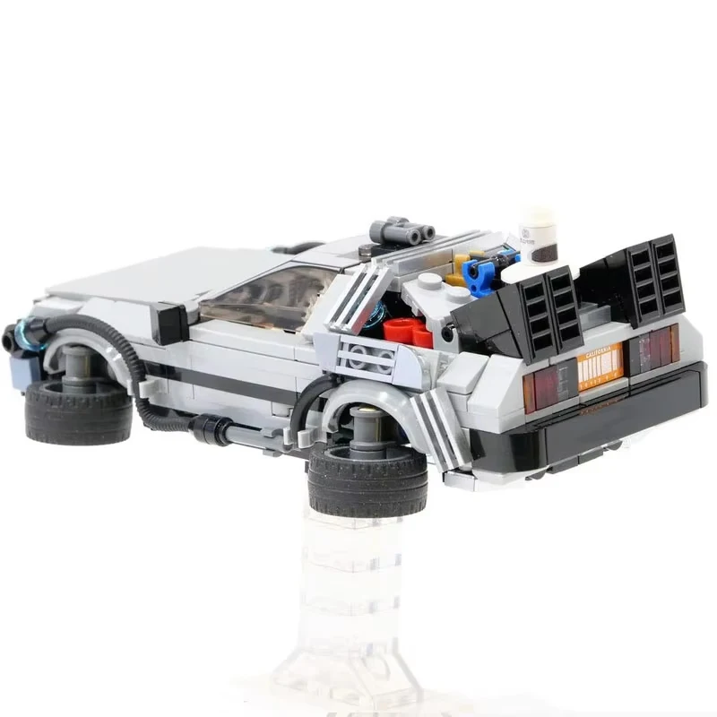 DIY Time Machine Construction Kit - Sci-Fi Vehicle MOC Building Blocks for Kids, Educational Toy Gift