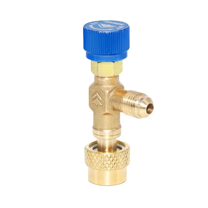 PolarLander Handkupplung Blau 1-teiliges Auto-Klimaanlage-Zubehör für Fahrzeuge für R22-Kältemittel