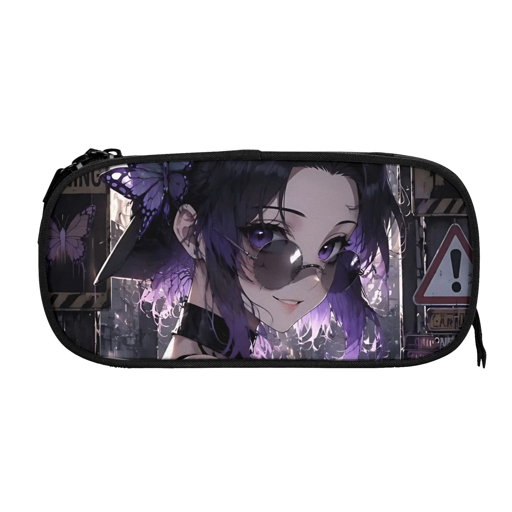Custom Demon Slayer Large Capacity Bags for Child  School Pencil Bag for Boys Gilrs Kids