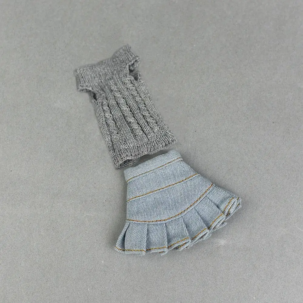 Doll Accessories Modern Style Doll Clothes Sweater Jeans Doll Outfit Tops Wool Exquisite Doll Skirt Dress 1/6 Dolls