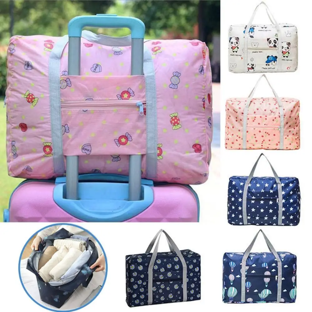 Clothes Organizer Luggage Bag Tote Bag Foldable Travel Bag Large Capacity Carry-on Under The Seat Women Handbag