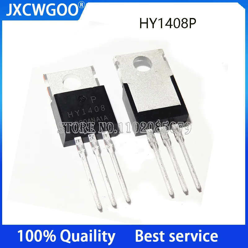 10PCS HY1408P HY1408 TO-220  80v50a MOS FET  New original