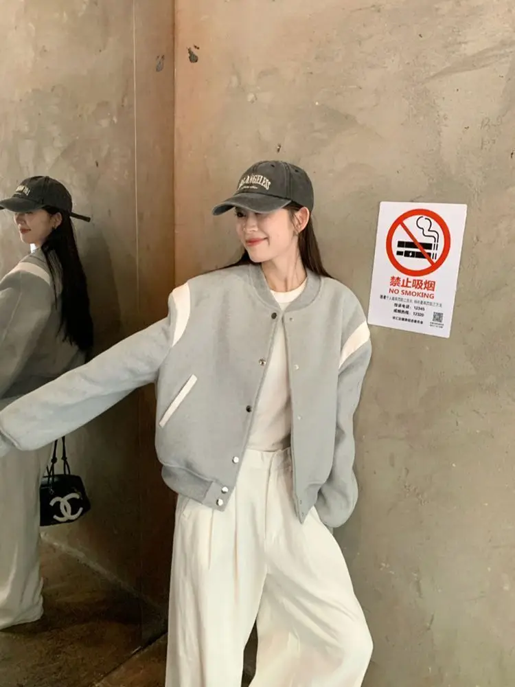 

Шикарные и элегантные женские куртки, женские цветные качественные гоночные темно-синие гоночные нашивки, одежда с рваной вышивкой, джинсовая одежда премиум-сезон