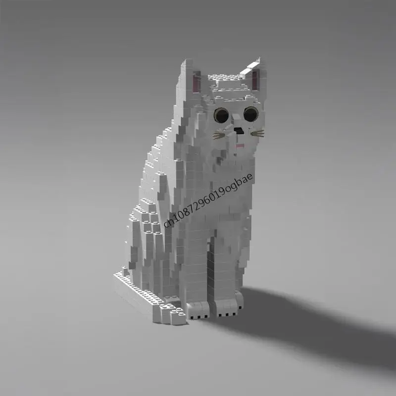 

Новинка, 1051 шт., популярная серия для домашних животных, Moc Cat, сидящая модель в натуральную величину, строительные блоки, креативные идеи «сделай сам», детские игрушки, подарки на день рождения