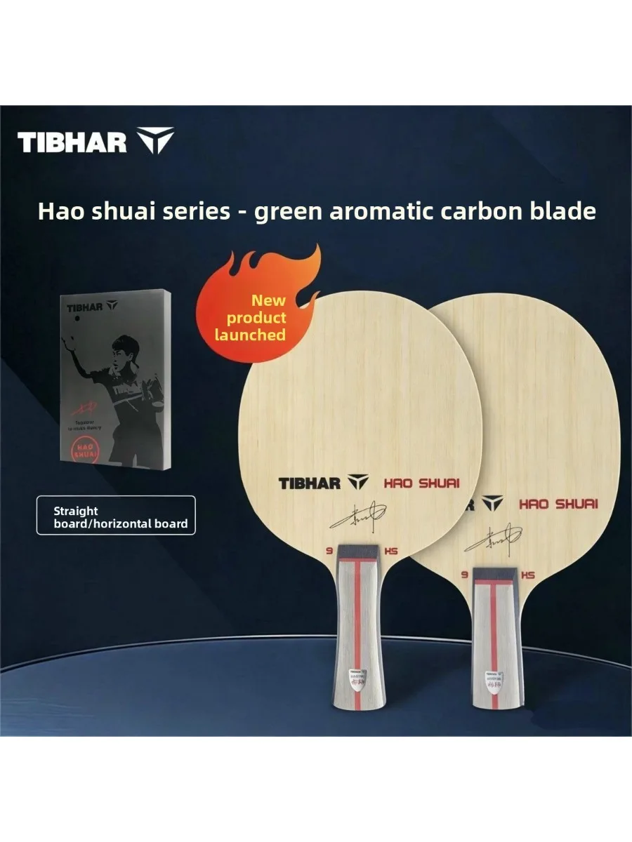 TIBHAR Original Hao Shuai 5+2 Tischtennisschläger mit Aramid-Carbon-Außenkern, professioneller Penhold- und Shakehand-Schläger