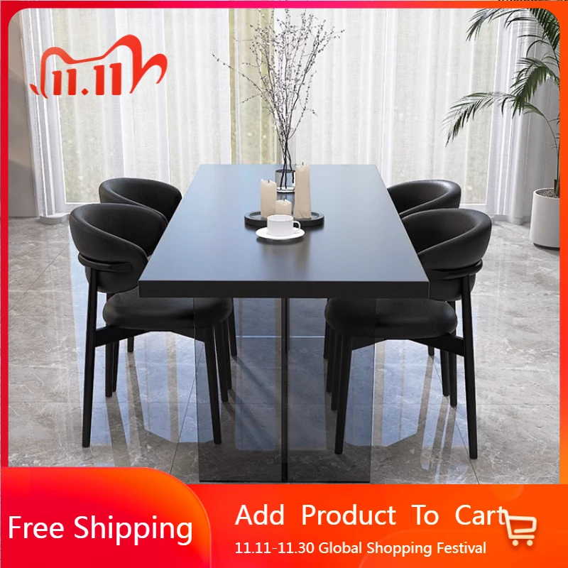 Cream Wind Unusual Dining Table Special Modern Reception Quality Restaurant Table Aesthetics Lounge Muebles Kitchen Furniture