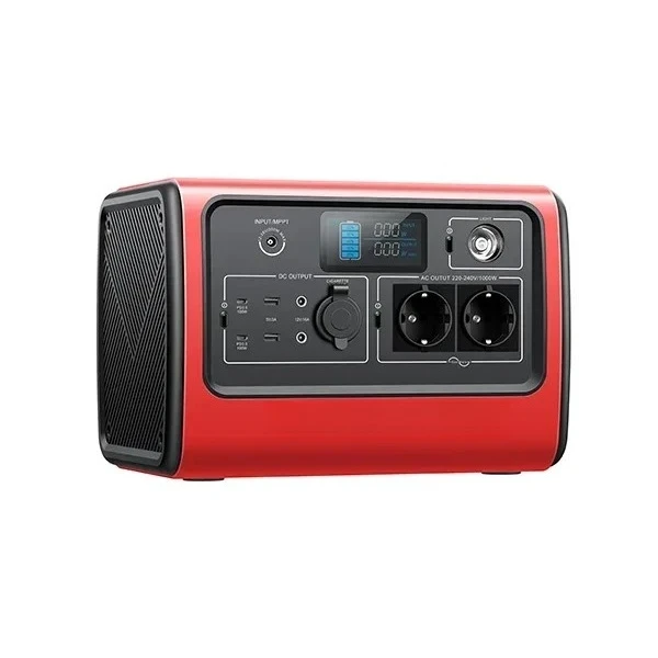 1000W Outdoor Portable Power Station with LED Flashlights Backup Battery Pack Power Supply