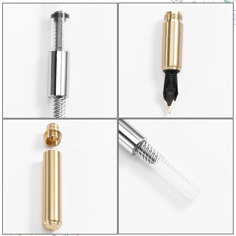 

AT82-Woodturning Pen Kit With Refill Copper Supplies For Turntable For DIY Projects Classroom Tool, Teachers Students Gift