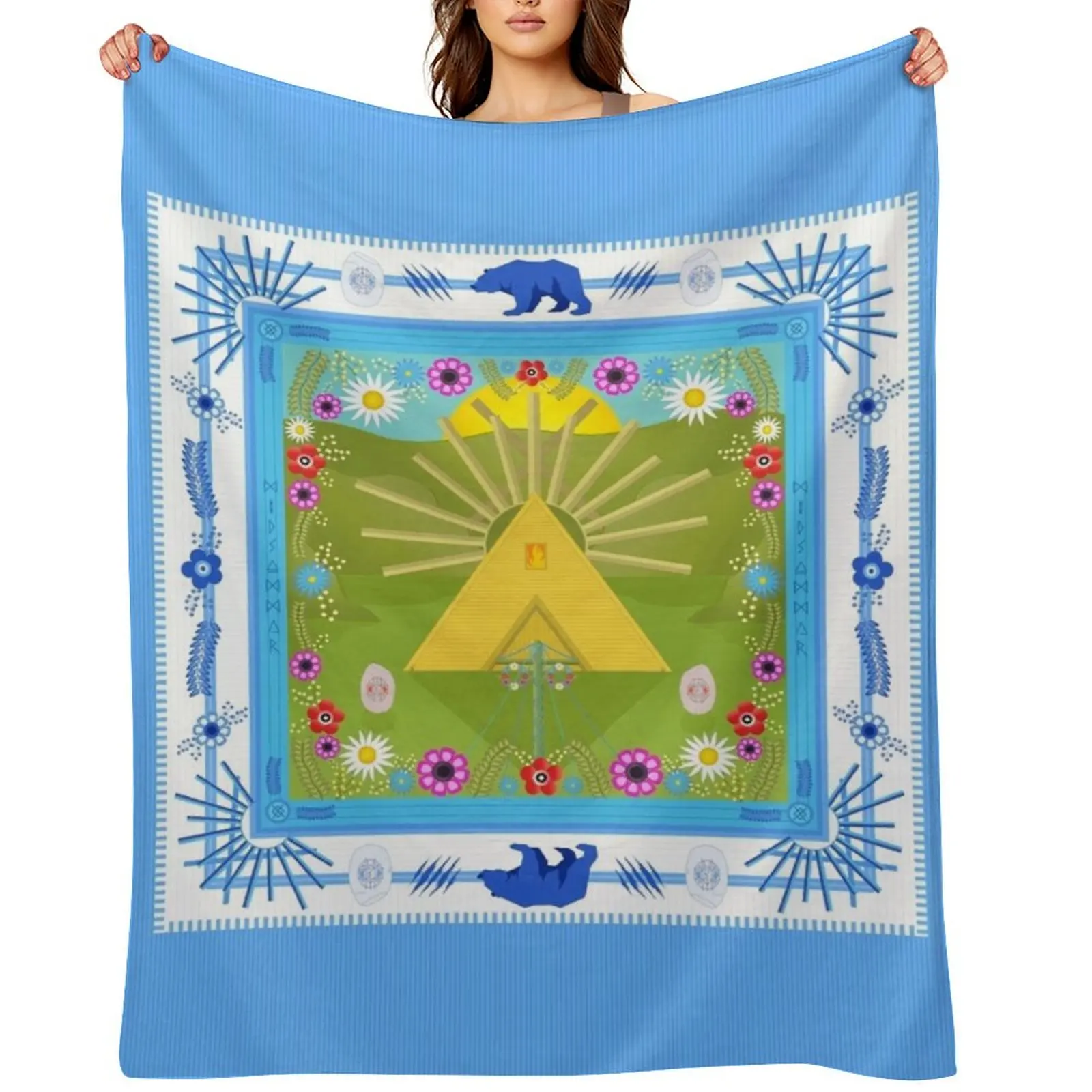 

MIDSOMMR Throw Blanket Nap Comforter Decorative Sofa For Sofa Thin Blankets