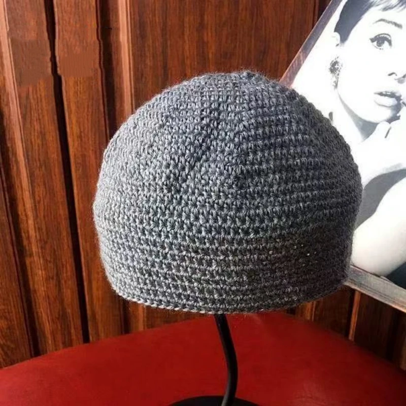 Muslim Caps For Men Clothing Women Skull Prayer Hat  Knitted Mesh Kufi Kippah Islamic Saudi Arabia Jewish Summer 0714 view 3
