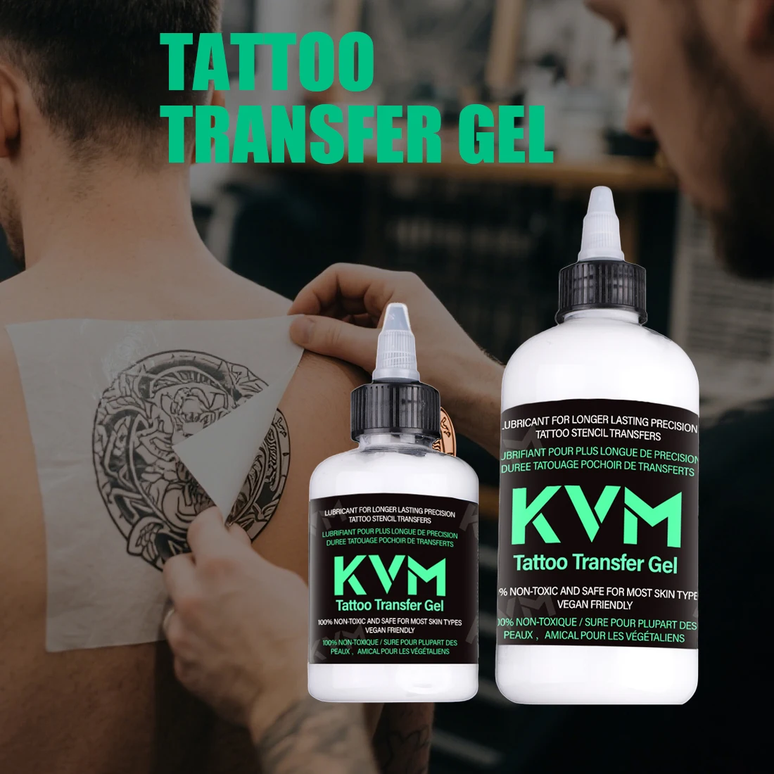 KVM 125/250ML Professional Tattoo Stencil Magic Gel Thermal Copier Gel Tattoo Transfer Gel Cream Tattoo Supplies Accessories