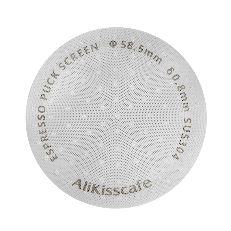 Alikisscafe Espresso Puck Screen 51mm 53.5mm 58.5mm Reusable Filter Holder For Portafilter Coffee Machine Accessory Barista Tool