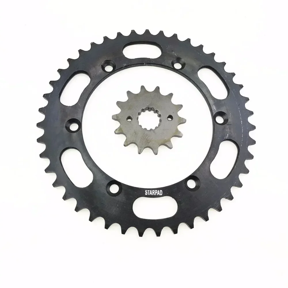 For Kawasaki KLX250 Motorcycle New Front and Rear Chains Gear Sprockets 43/48 Tooth -14 Tooth -520